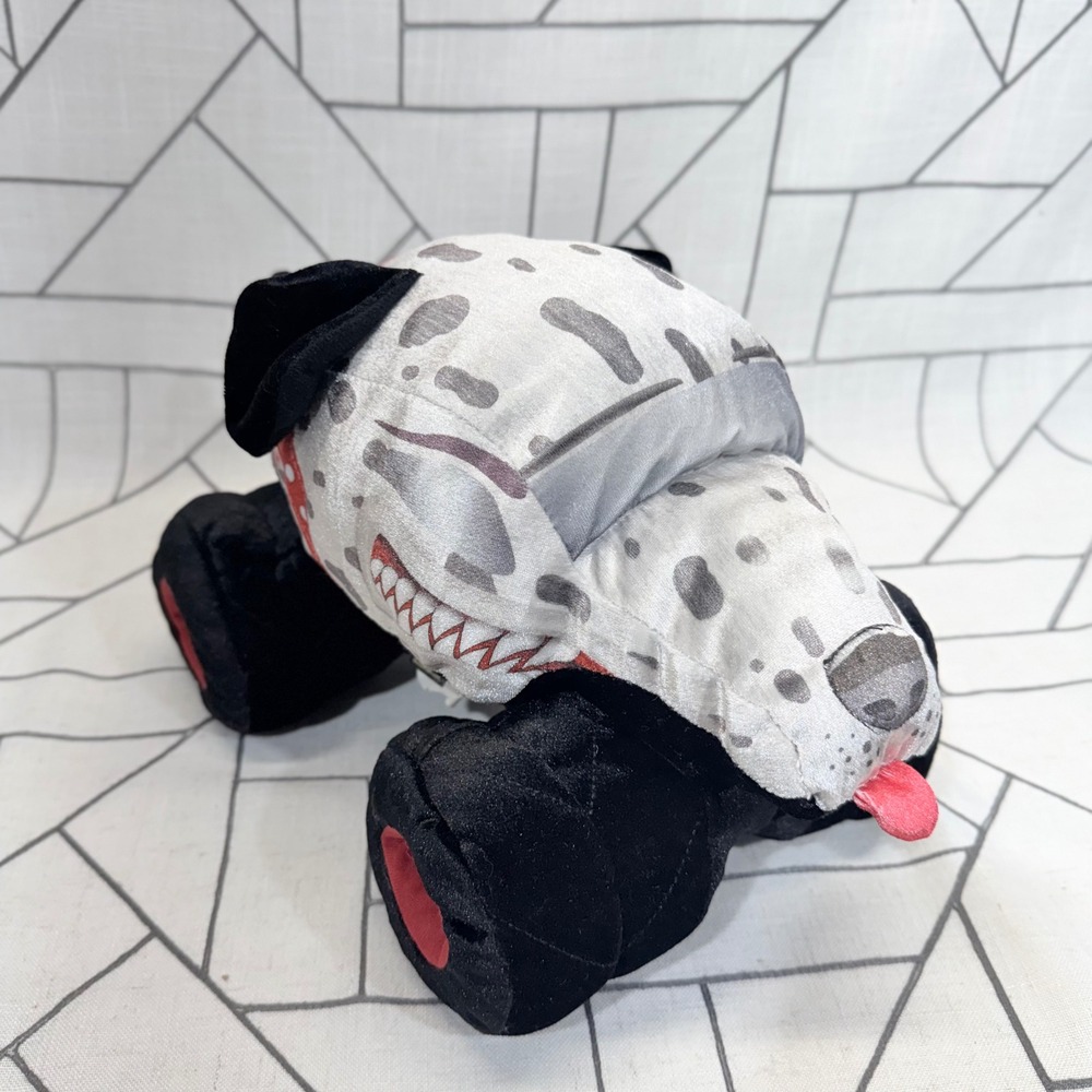 Monster Jam Monster Mutt Dalmatian Plush 12" White Black Spotted Truck Toy